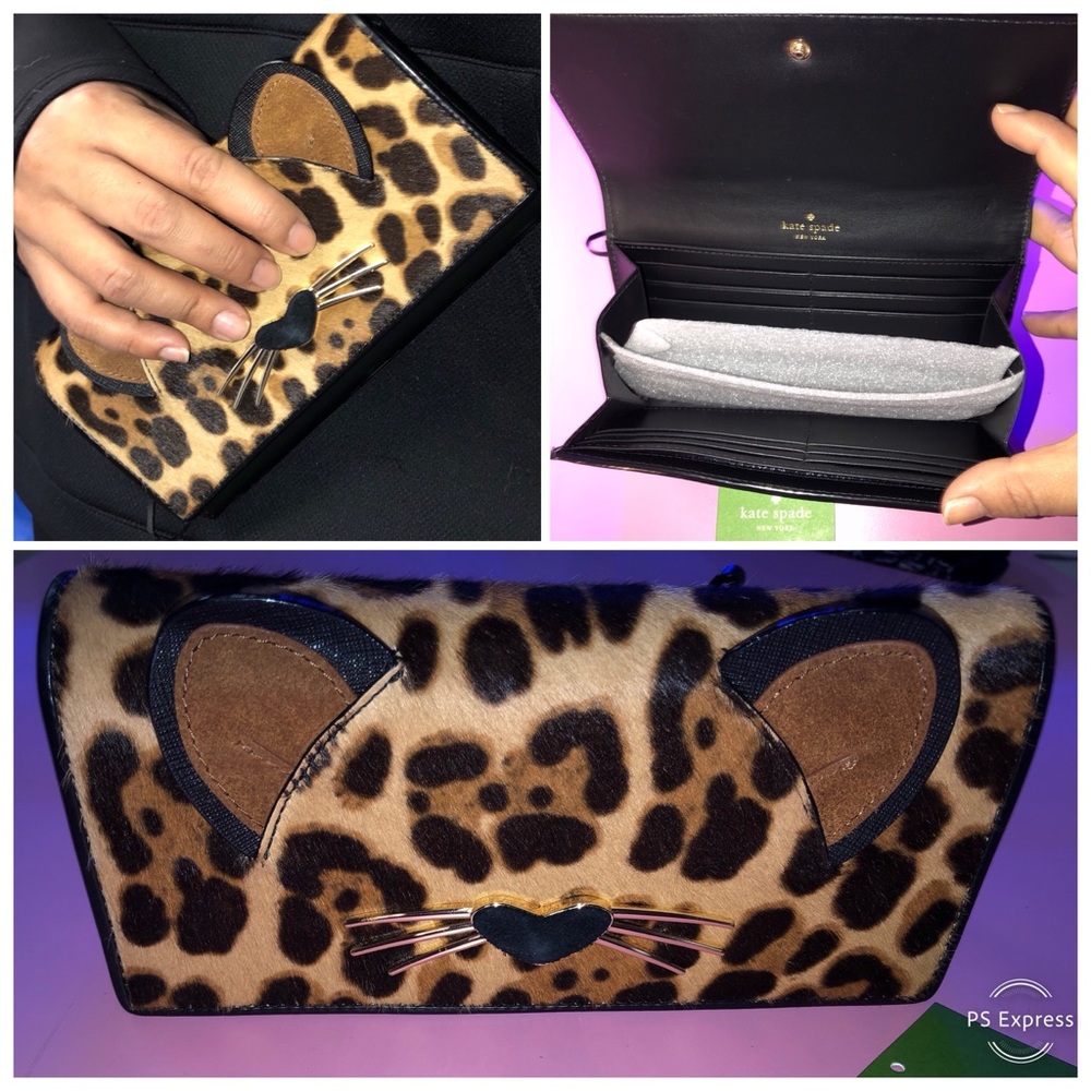 Kate Spade Wallet- Run Wild Leopard Dagney